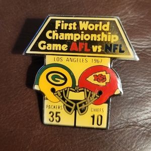 1967 AFL NFL First World Championship pin